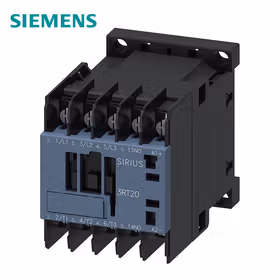 西门子 功率接触器,12A,5.5kW,1NO,24VDC,带可变电阻集成,3极,尺寸S00环形电缆终端衔套连接；3RT20174LB41