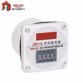 德力西电气 时间继电器；JS11S 0.1秒-99.9秒 AC127V 老型