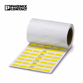 菲尼克斯 标识,盘卷,黄色,未标记,背胶固定,标识区域大小:17.5x8mm；EML (17,5X8)R YE