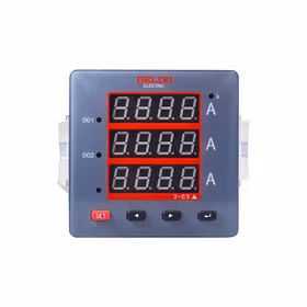 德力西电气 数显式电测量仪表；PA606L-96P4 5A 三相电流表