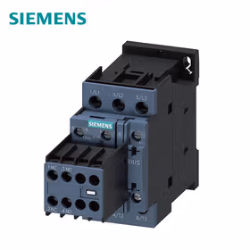 西门子 功率接触器,17A,7.5kW,2NO+2NC,230VAC,50Hz,3极,尺寸S0螺栓型端子连接辅助开关可松开；3RT20251AP04