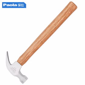 保拉(Paola) 锤子8oz 青冈木柄羊角锤 木工铁榔头 铁锤 逃生锤2411