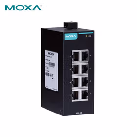 Moxa 8口非网管百兆工业以太网交换机；EDS-108