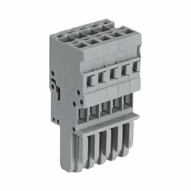 万可(WAGO) 1线孔型插头,4mm,额定电流32A,弹簧连接,7极；769-107