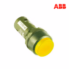 ABB CP3凸头复位型按钮（带灯型）,黄色；CP3-11Y-10