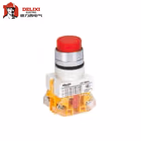 德力西电气 按钮开关；LAY7-01D 220V LED 黄