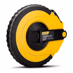 得力 皮卷尺包胶纤维   30mx14.5mm；DL9830Z