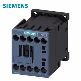 西门子 功率接触器,12A,5.5kW,1NO,AC110V,50Hz,120V60Hz,3极,尺寸S00螺栓型端子连接；3RT20171AK61