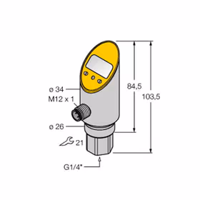 【WH】图尔克 压力传感器；PS010V-301-LI2UPN8X-H1141