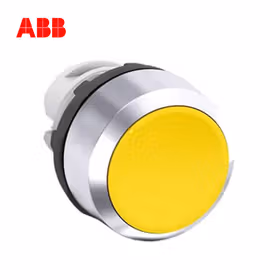 ABB 平头按钮操作头部,黄色；MP1-30Y