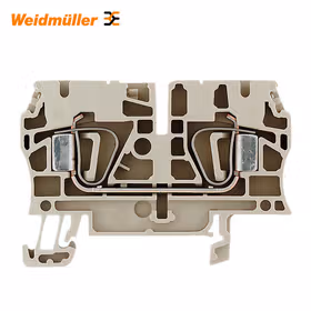 魏德米勒 直通型接线端子,弹片联接,4mm,800V,32A,深褐；ZDU 4