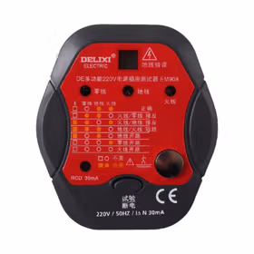 德力西电气 DE多功能220V电源插座测试器 EM908 DHEDEEM908