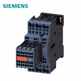 西门子 功率接触器,12A,5.5kW,2NO+2NC,AC230V50/60Hz,含插入式可变电阻,3极,尺寸S0弹簧型端子连接辅助开关不可分；3RT20242CL243MA0
