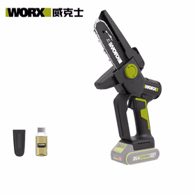 威克士20V锂电锯WD331（裸机）电链锯锂电池伐木小型家用手持