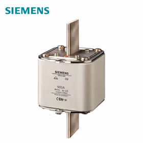 西门子 NH熔断片,NH4a,输入：800A,gG,UnAC：500V,UnDC：440V,前端标示警报器,导电握耳；3NA3 4a 800A 500V AC/440V DC gL/gG