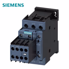 西门子 功率接触器,32A,15kW,2NO+2NC,24VAC,50Hz,3极,尺寸S0螺栓型端子连接辅助开关可松开；3RT20271AB04