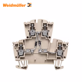 魏德米勒 W系列,安装元件端子,额定横截面:2.5mm,螺钉联接,8014670000；WDK 2.5 2D