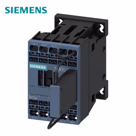 西门子 牵引接触器,16A,7.5kW,125VDC,带内置瞬态抑制二极管,3极,尺寸S00笼卡式连接适合于PLC输出端；3RT20182KG420LA0
