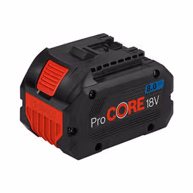 博世 EneRacer锂电池(安核高能/大功率/18V全兼容)；ProCORE 18V 8.0Ah