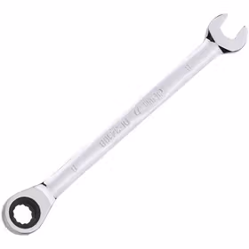 得力 镜面两用棘轮快扳   8mm；DL34108