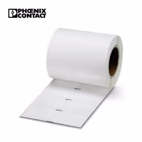 菲尼克斯 标识,盘卷,白色,未标记,背胶固定,标识区域大小:40x25mm；EML (40X25)R