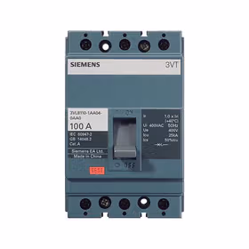 西门子 塑壳断路器 极数4P 额定电流32A 额定极限分断能力25kA 脱扣器类型TMF；3VT100 N32 TMF F/4P