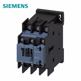西门子 接触器,18.5kW,1NO+1NC,100VAC,50Hz,3极100...110V,60Hz,尺寸S0,环形电缆终端衔套连接；3RT20284AG60