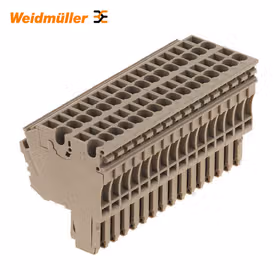 魏德米勒 Z系列,接线端子,接插件,深褐,直接安装；ZP 2.5/2AN/QV/16