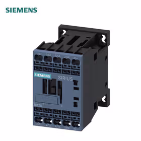 西门子 功率接触器,12A,5.5kW,1NC,DC110V集成有瞬态抑制二极管,3极,尺寸S00笼卡式连接适合于PLC输出端；3RT20172KF42