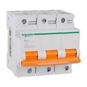 施耐德电气 小型断路器,新型EA9AH 3P C63A；EA9AH3C63NEW