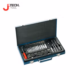 捷科(jetech) 56件6.3mm(1/4")公制综合套筒组套；SK1/4-56S