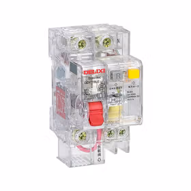 德力西电气 DZ47TRLE透明小型漏电断路器；DZ47TRLE 透明RCBO 6kA 1P+N C型 10A 30mA