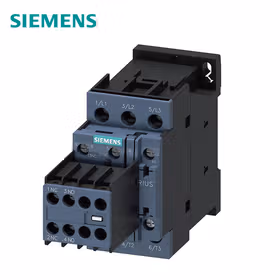 西门子 功率接触器,25A,11kW,2NO+2NC,220VAC,50/60Hz,3极,尺寸S0,螺栓型端子连接辅助开关可松开；3RT20261AN24