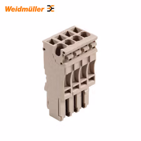 魏德米勒 Z系列,接线端子,接插件,深褐,直接安装；ZP 2.5/1AN/4