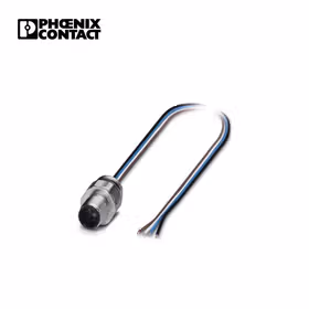 菲尼克斯 传感器/执行器针式插座；SACC-EC-M12MS-4CON-PG9/0,5