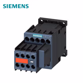 西门子 功率接触器,16A,7.5kW,2NO+2NC,230VAC50/60Hz,带插入式可变电阻,3极,尺寸S00螺栓型端子连接辅助开关不可分；3RT20181CP043MA0