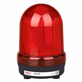 德力西电气 单色警示灯；JDS100 红 J 转闪 220AC 平面三脚螺丝