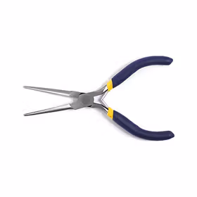 长城精工 Cr-V美式精抛双沾塑柄迷你针嘴钳5寸；215005