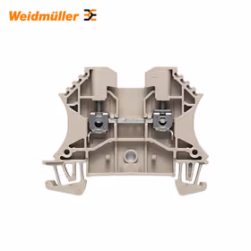魏德米勒 直通型接线端子,螺钉联接,2.5mm,500V,24A,深褐；WDU 2.5/10 BEZ/NE