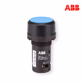 ABB CP2平头自锁型按钮（不带灯型）,蓝色；CP2-10L-10