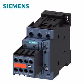 西门子 功率接触器,32A,15kW,2NO+2NC,24VDC带插入式可变电阻,3极,尺寸S0螺栓型端子连接辅助开关不可分；3RT20271DB443MA0