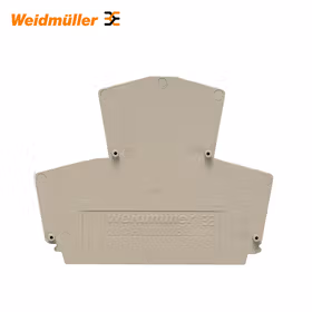 魏德米勒 SAK系列,接线端子,端板,1.5mm,深褐,直接安装；AP VLI1.5/PE DB