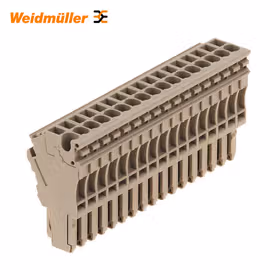 魏德米勒 Z系列,接线端子,接插件,深褐,直接安装；ZP 2.5/1AN/QV/17