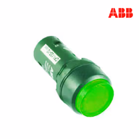 ABB CP3凸头复位型按钮（带灯型）,绿色；CP3-13G-10