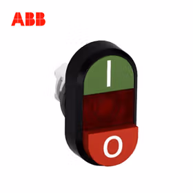 ABB 双头按钮操作头部,绿-红-红色；MPD13-11R