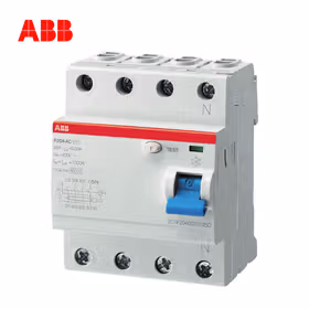 ABB F200系列不带过电流保护的剩余电流保护器；F204 A-63/0.03 AP-R