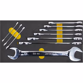 史丹利 EVA工具托组套-10件双开口扳手；90-034-23