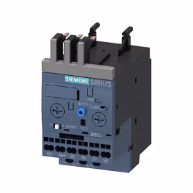 西门子 过载继电器0.32-1.25A电子,尺寸S00,等级5-30接触器附属装置,主电路：弹簧型端子,辅助电路：弹簧型端子内部接地故障检测；3RB31134NE0