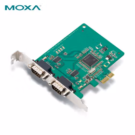 Moxa 2串口RS-232 PCI Express 多串口卡；CP-102E