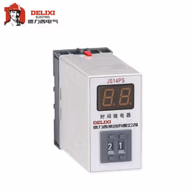 德力西电气 数显式时间继电器；JS14PS 10秒-990秒 AC380V